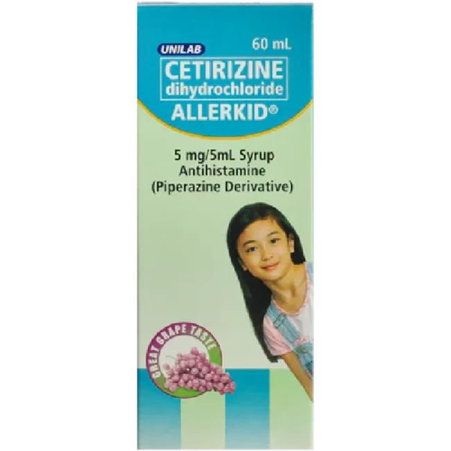 Allerkid 60mL Syrup For Relief Of Kid's Allergy