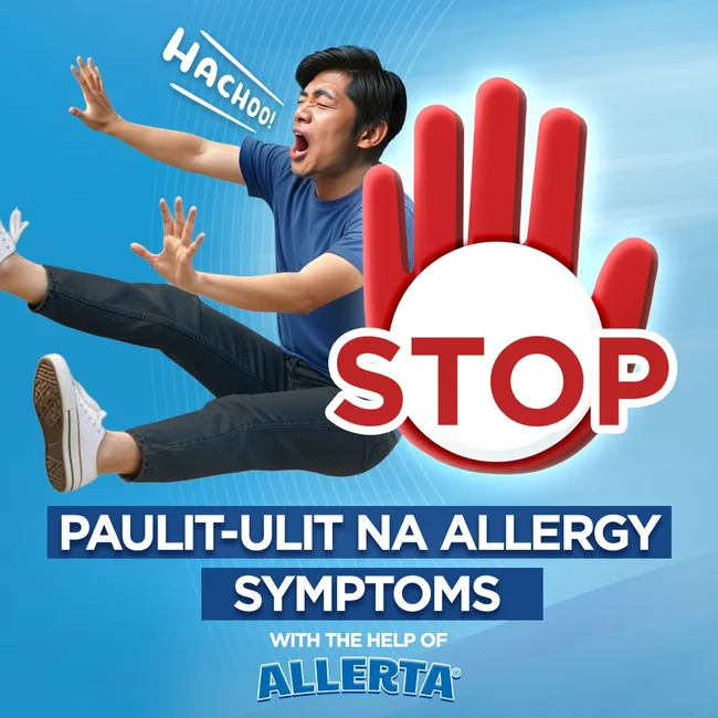 Family Allergy Kit: Allerta 10mg 5 Loratadine Tablets + Allerkid 30ml Syrup