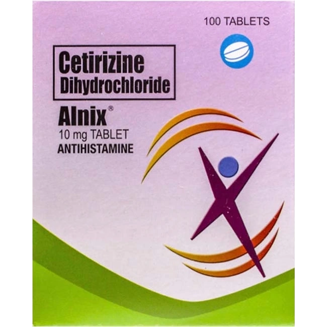 Alnix 10mg 100S All-Day Allergy Relief From Sneezing, Itchy And Runny Nose In As Fast As 15 Minutes