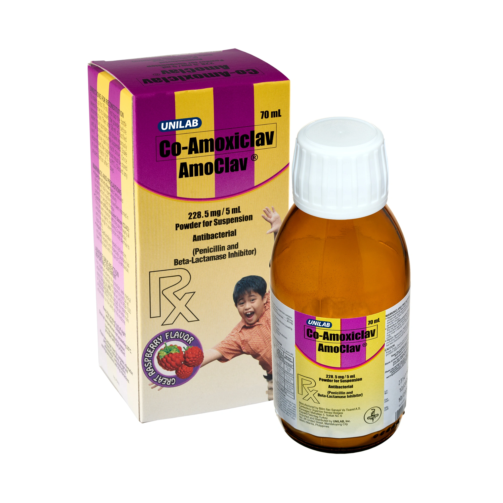Rx: AMOCLAV 457 MG SUS 70ML