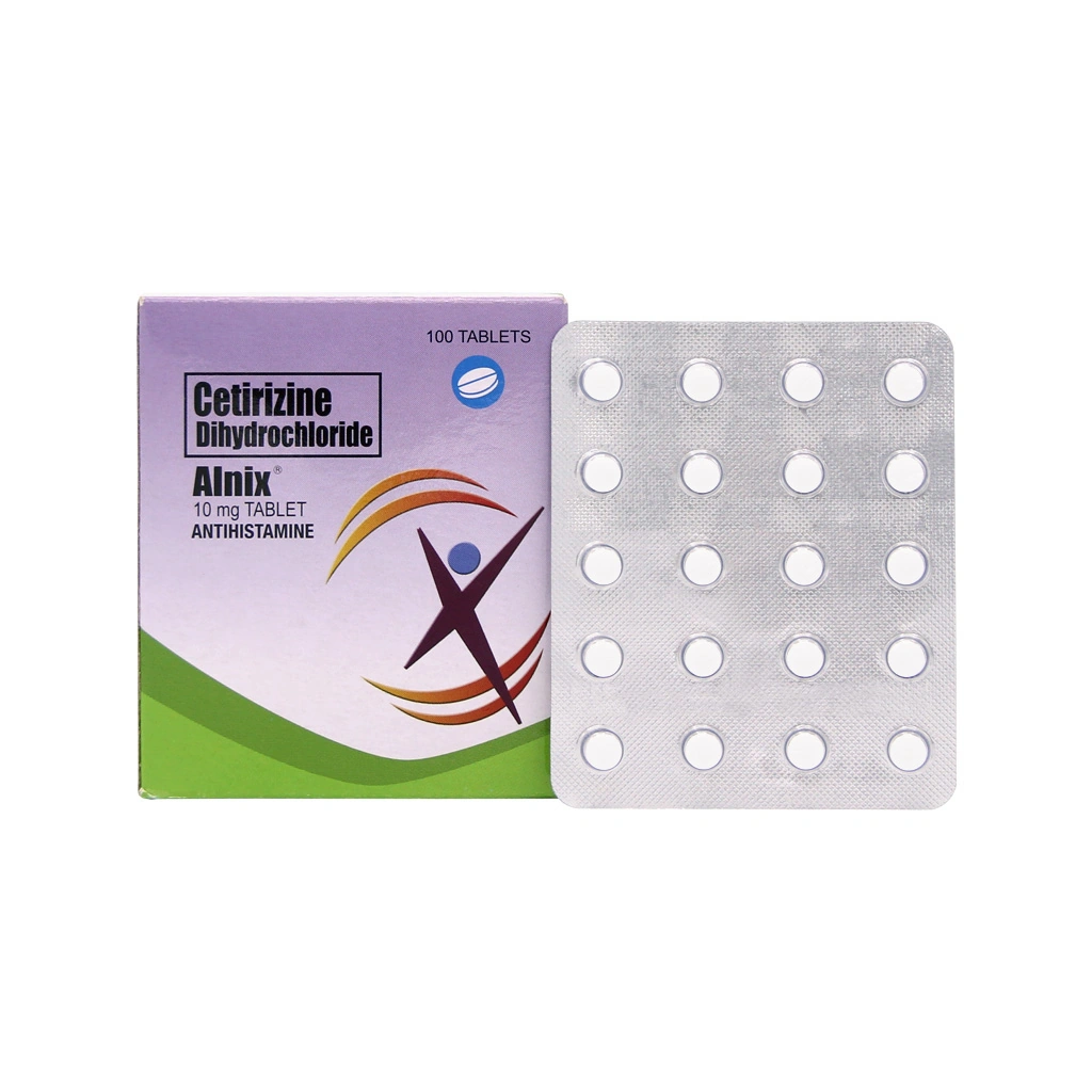 Alnix 10mg 100S All-Day Allergy Relief From Sneezing, Itchy And Runny Nose In As Fast As 15 Minutes