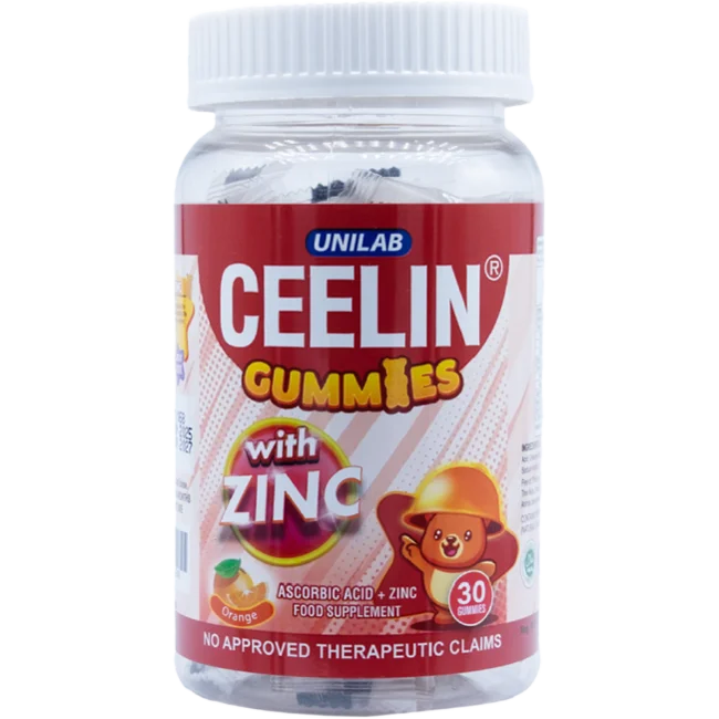 Ceelin Gummies with Zinc 30s Bottle