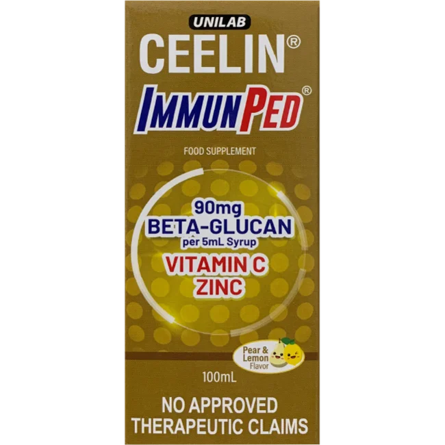 Ceelin Immunped Beta Glucan with Vitamin C and Zinc 100ml