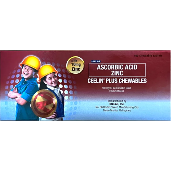Ceelin Plus 10mg Chewtab 100s (Boost Immunity And Gives Double Protection)