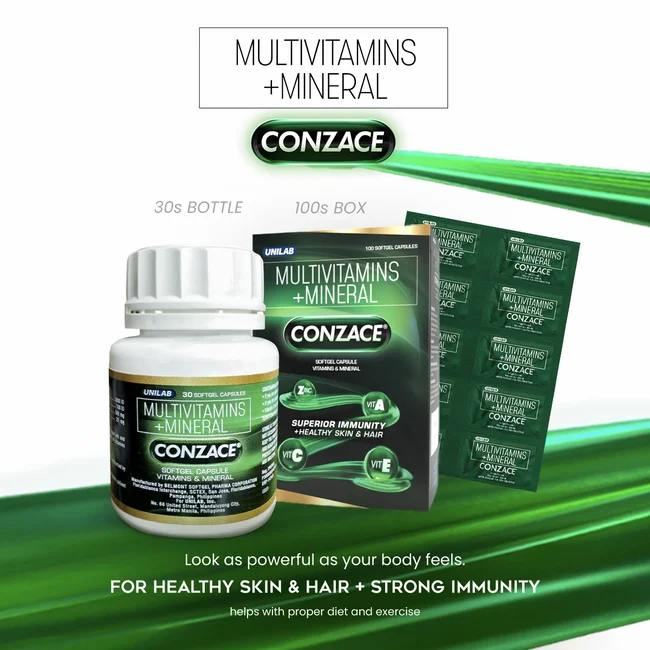 Conzace Multivitamins 10s + NEW Unilab Handy health kit