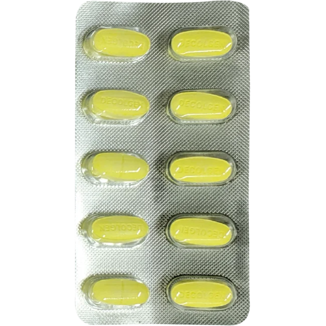 Unilab No-Drowse Decolgen 10 Tablets - No-Drowse Relief from Cold & Sinusitis Symptoms