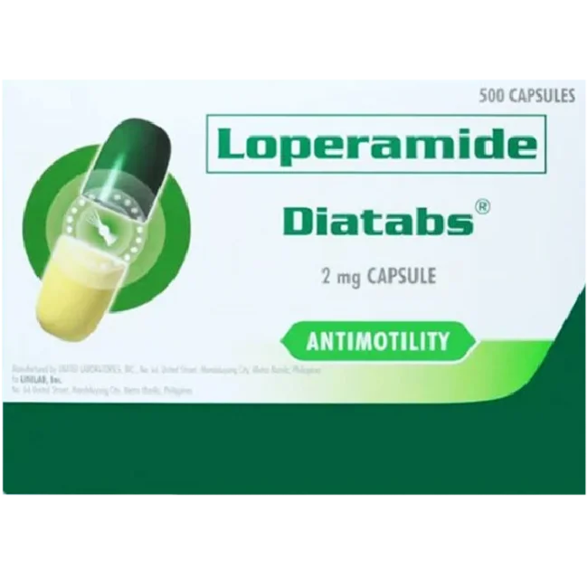 Diatabs (Loperamide 2mg) 500 capsules