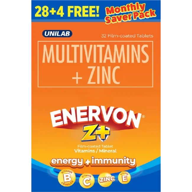 Enervon Z+ 28+4 Monthly Saver Pack