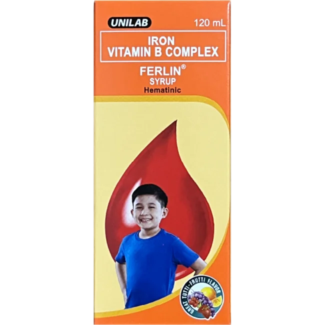 Ferlin Syrup 120ml For Treatment And Prevention Of Iron Deficiency And Iron Deficiency Anemia