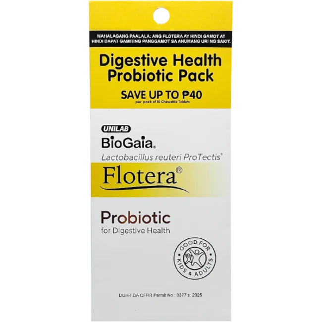 Flotera Chewable Tablets 9+1 Promo Pack