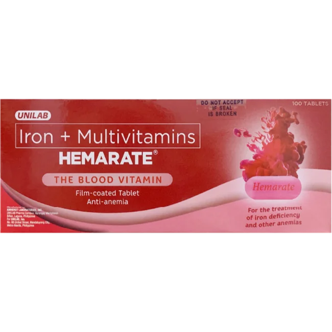 Hemarate 100 Tablets (Treatment Of Iron-Deficiency Anemia)