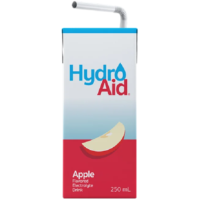 HydroAid Apple 250mL flavored electrolyte drink
