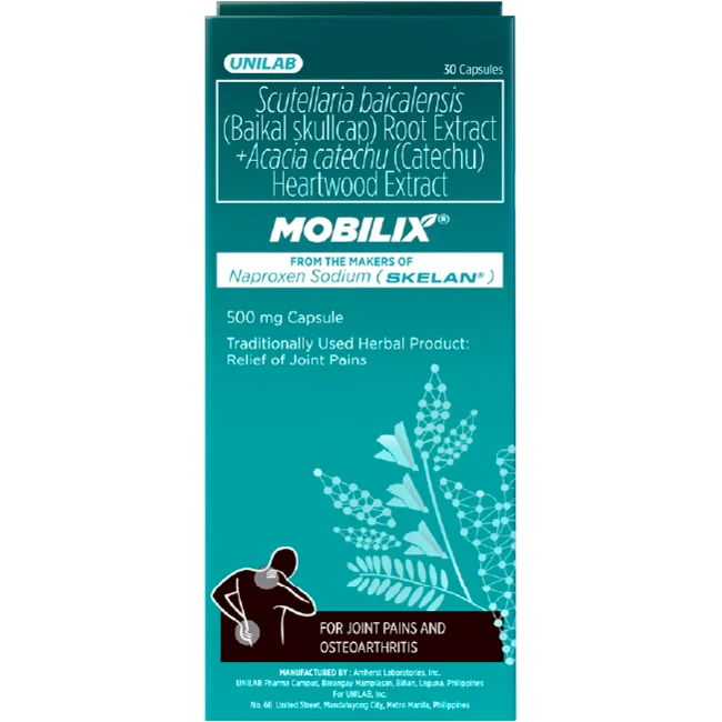 Unilab Mobilix 30 Capsules - Recurring Joint & Muscle Pains