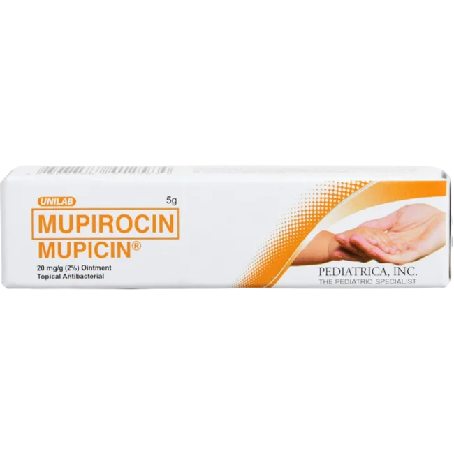 (Mupirocin) Mupicin 5g Ointment (Topical Antibiotic for secondary bacterial skin infections)