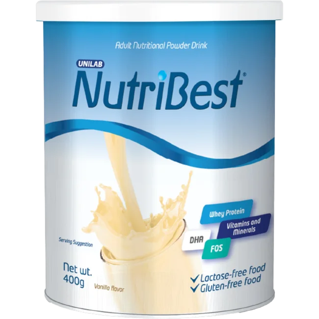 Nutribest Vanilla 400g Can (Oral Nutrition Solution For Malnutrition To Optimize Health & Recovery)