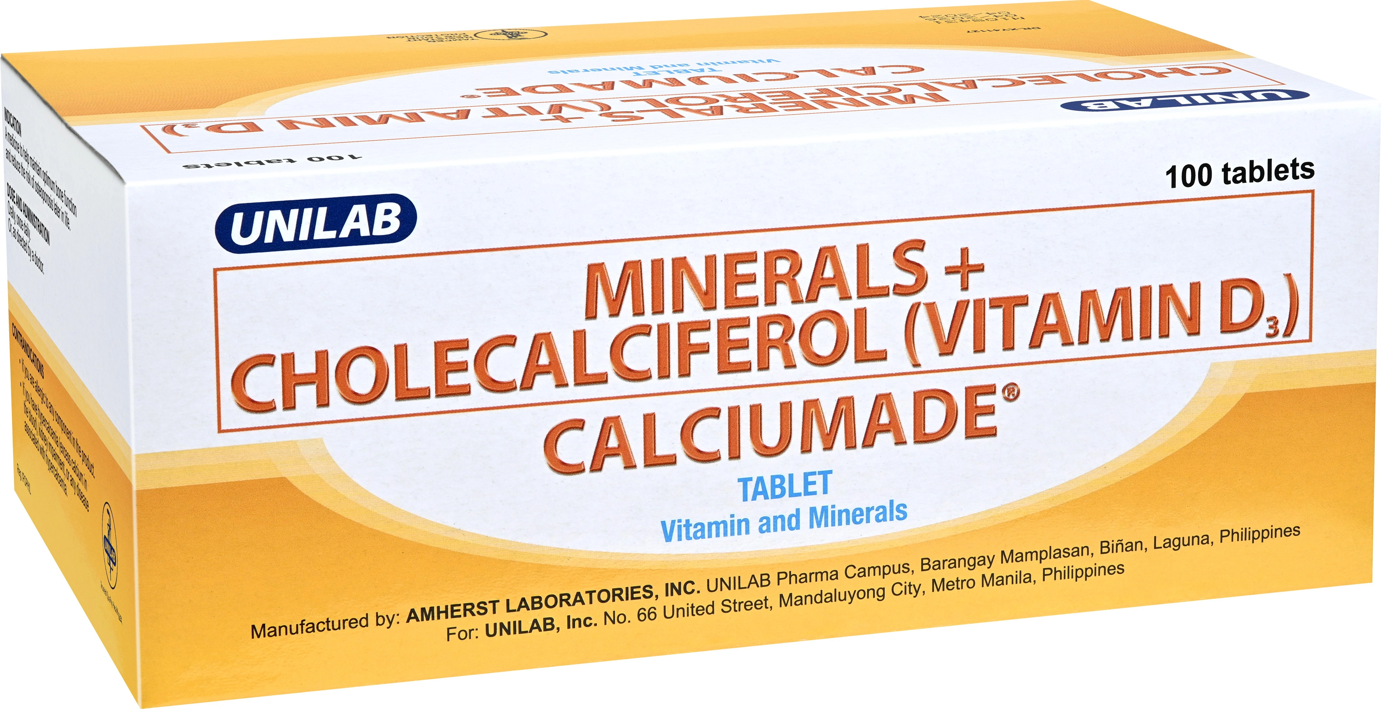 Calciumade 12 Tablets (Helps Strengthen Bones And Make Joints Flexible)