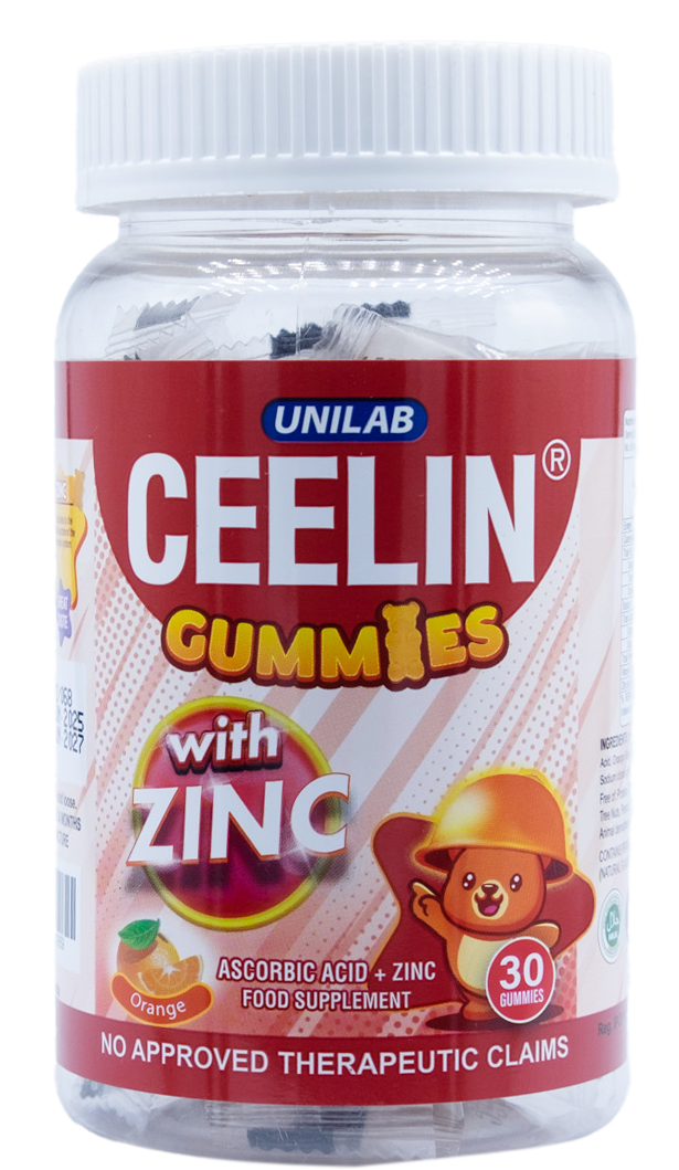 Ceelin Gummies with Zinc 30s Bottle
