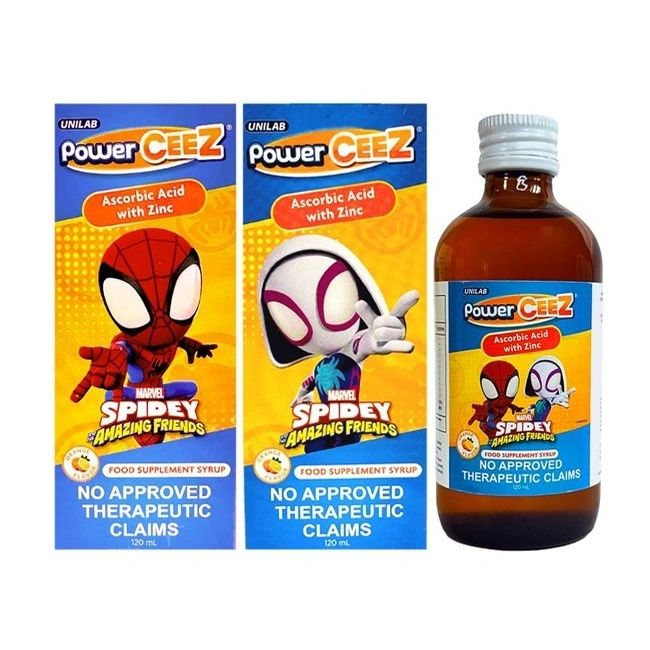PowerCeez® (Marvel-themed Vitamin C + Zinc Syrup)