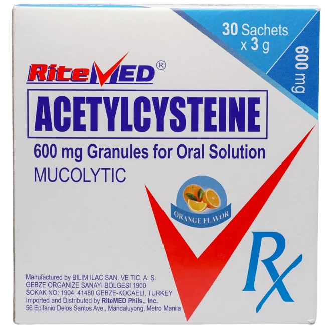 Rx: Exflem Sachet Acetylcysteine