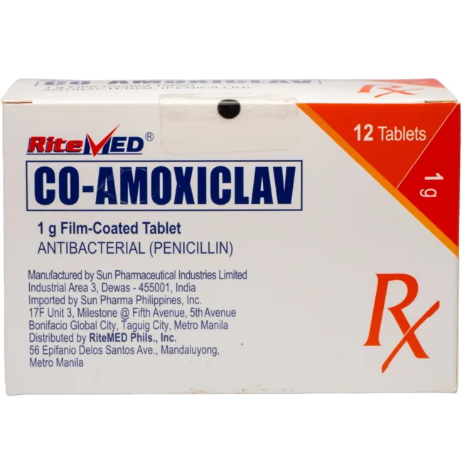 Rx: RM CO-AMOXICLAV 1G TAB