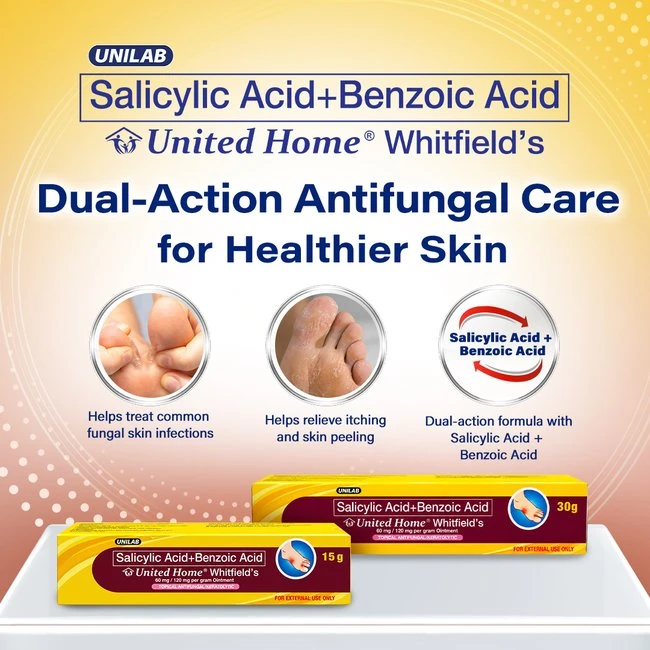 United Home Whitfield'S Ointment Anti-Fungal Cream - 15G Tube