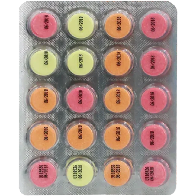 United Home Kiddilets Chewable Paracetamol 20 Tabs/Blister (For Relief of Children's Fever and Pain)