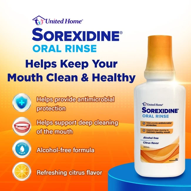 United Home Sorexidine Oral Rinse - 300ml