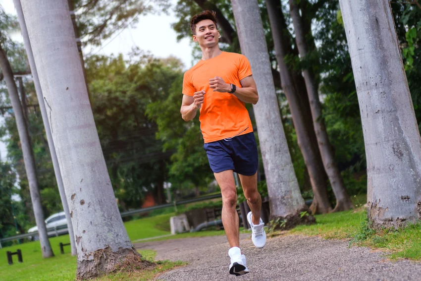 man jogging