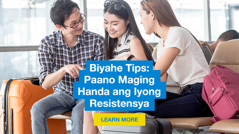 Biyahe Tips: Paano Maging Handa ang Iyong Resistensya