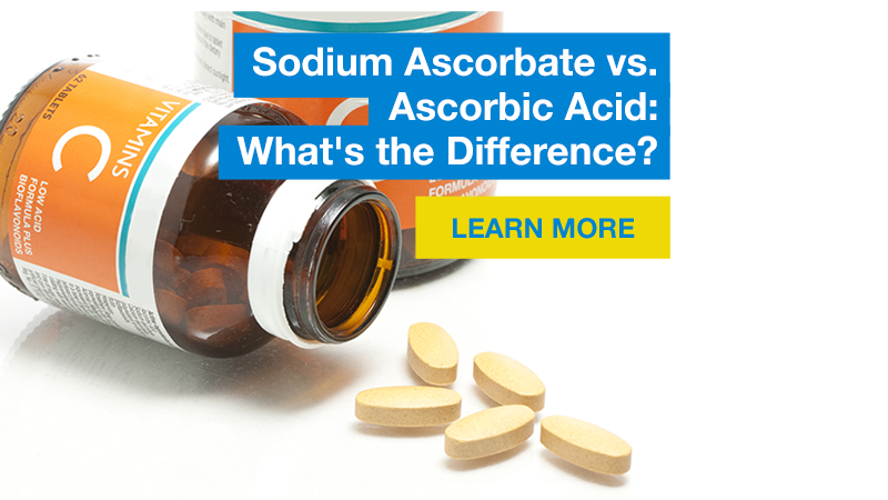 Sodium Ascorbate vs. Ascorbic Acid: What's the Difference?