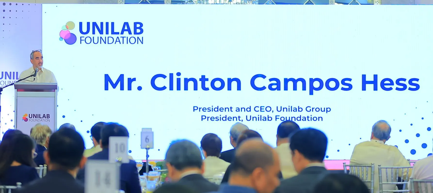 Clinton Campos Hess, led the launch of the Unilab Center for Health Policy (UCHP)