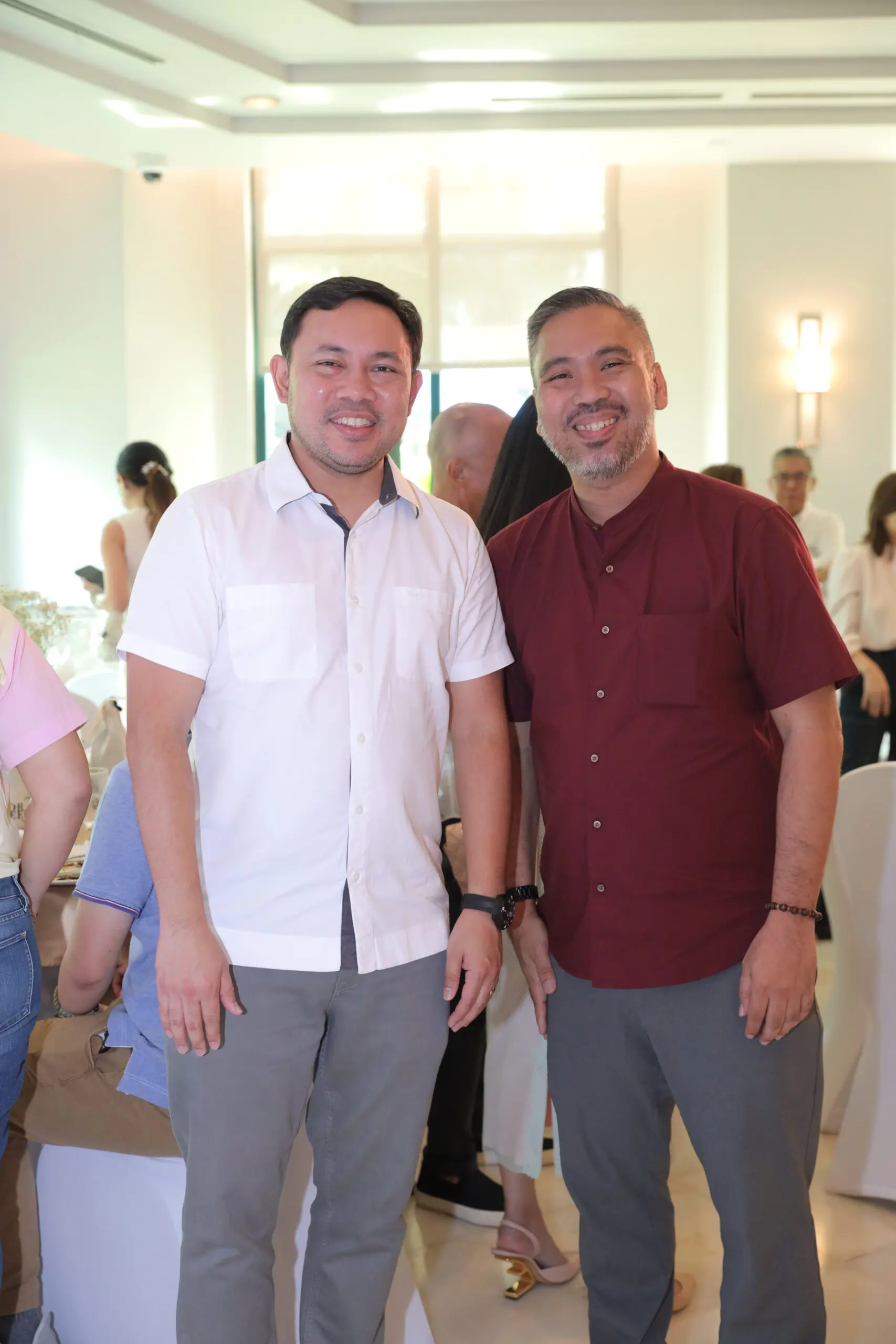 Sen. Mark Villar and Grant Javier at the Project Inclusion Network event