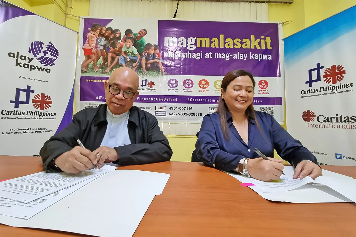 Caritas PH and Unilab contract renewal in providing healthcare services to the poors