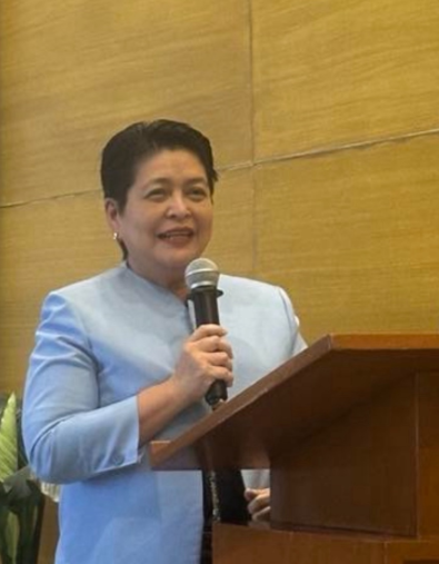 Dr. Maria Minerva P. Calimag, past president of the Philippine Medical Association and professor at the University of Santo Tomas Faculty of Medicine and Surgery