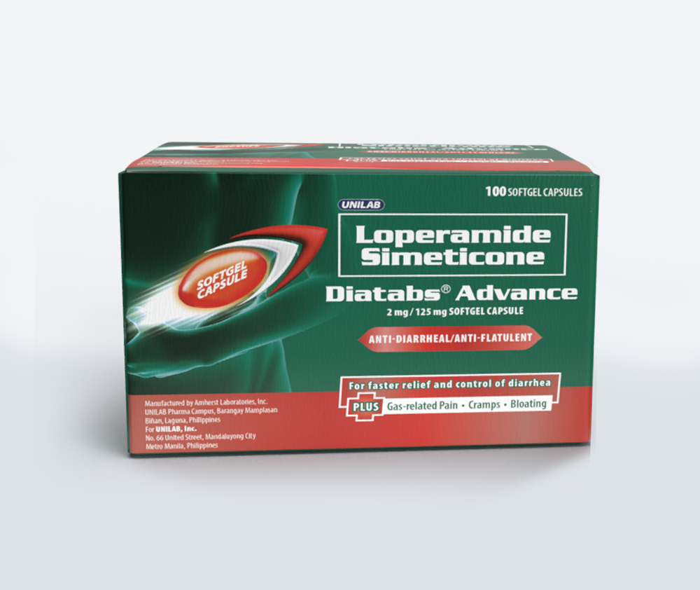 Emulsifill® Technology in Diatabs Advance for Fast Relief​  ​